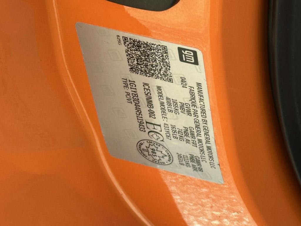 2024 Chevrolet Corvette Stingray 2LT