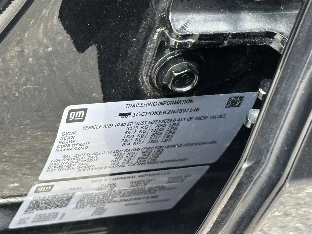 2022 Chevrolet Silverado 1500 LT (2FL)