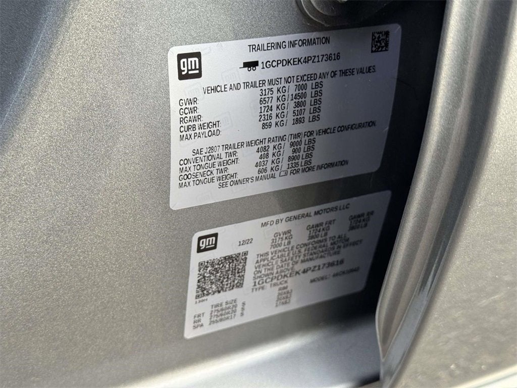 2023 Chevrolet Silverado 1500 LT (2FL)