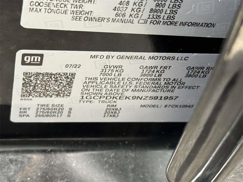 2022 Chevrolet Silverado 1500 LT (2FL)