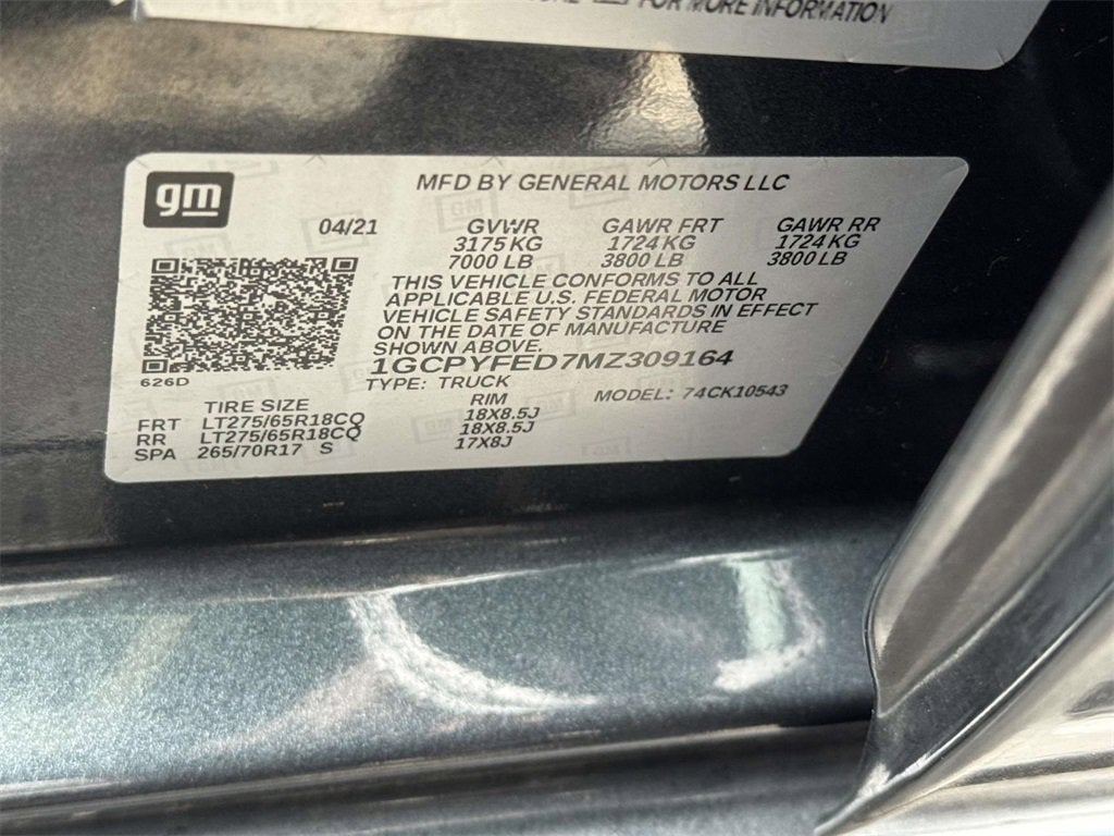 2021 Chevrolet Silverado 1500 LT Trail Boss