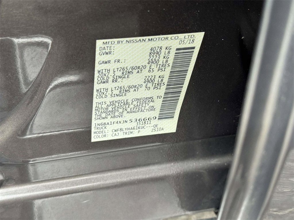 2018 Nissan Titan XD Platinum Reserve