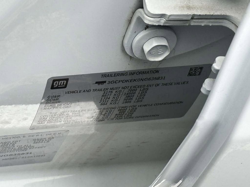 2022 Chevrolet Silverado 1500 LT (2FL)