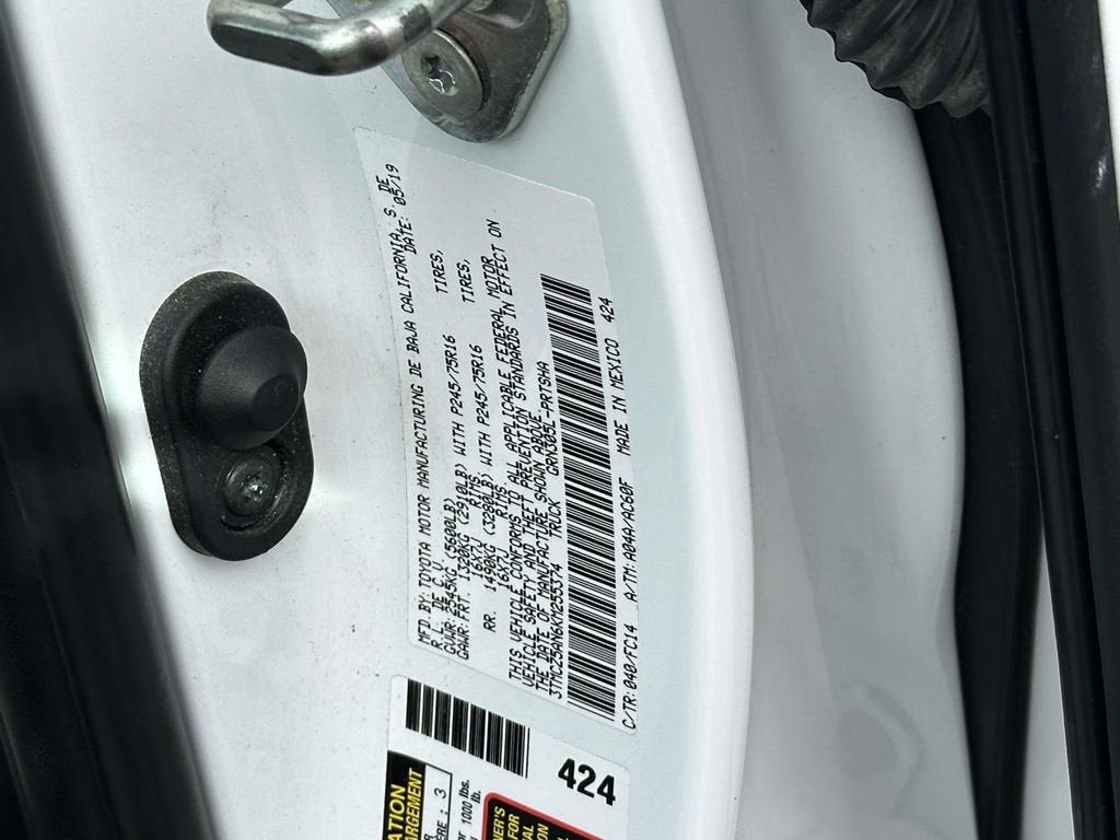 2019 Toyota Tacoma 4WD SR