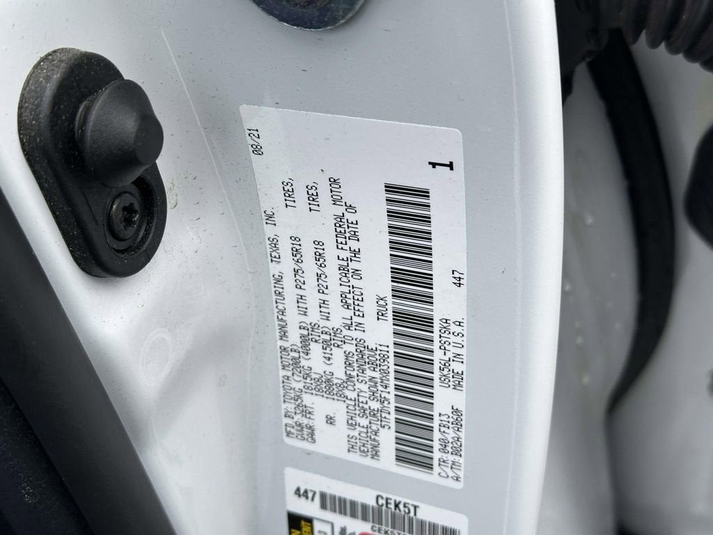 2021 Toyota Tundra 4WD SR5