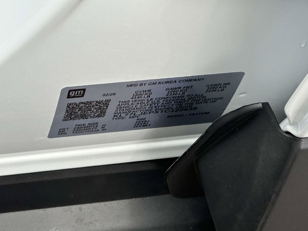 2026 Chevrolet Trax 2RS
