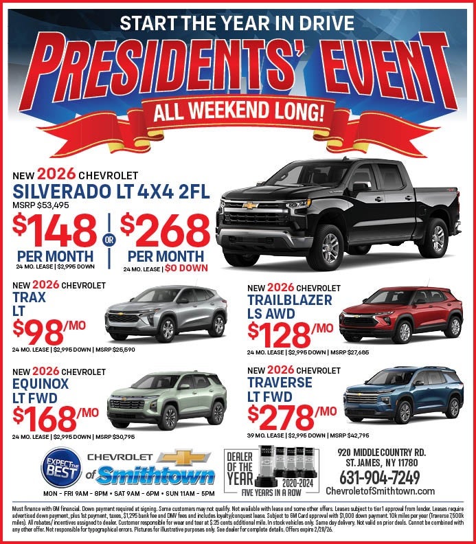 2026 Presidents Day Sales Event