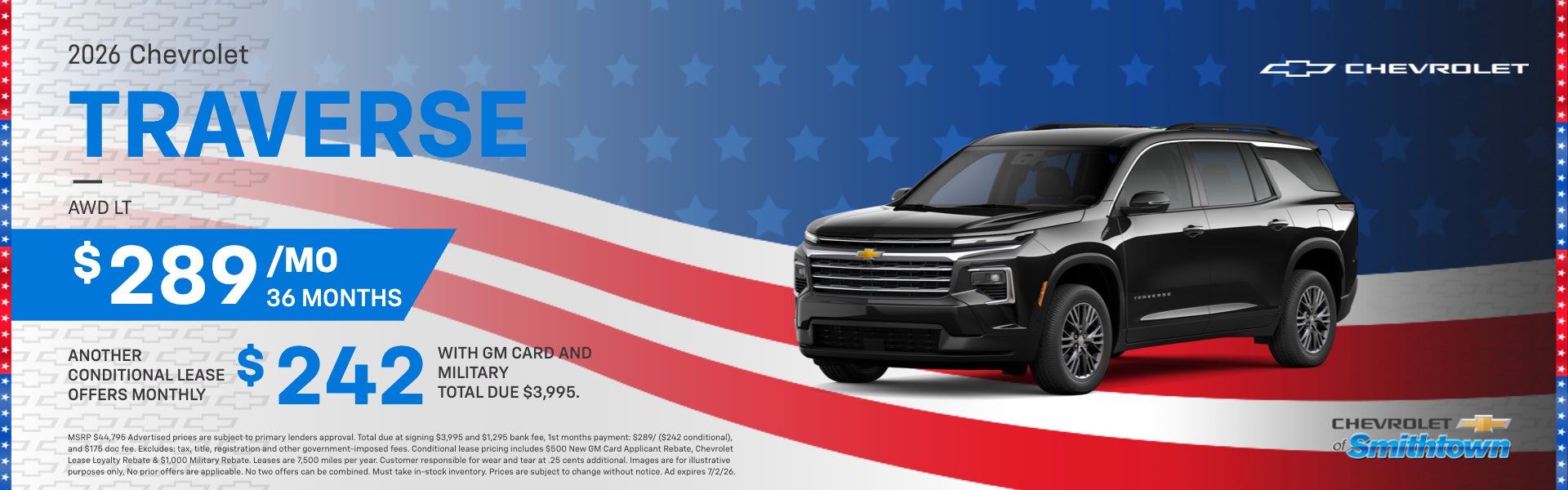 2026 Chevrolet Traverse AWD LT