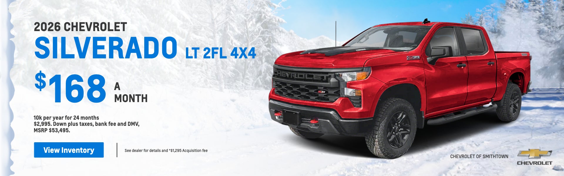 2026 Chevrolet Silverado Lease Special
