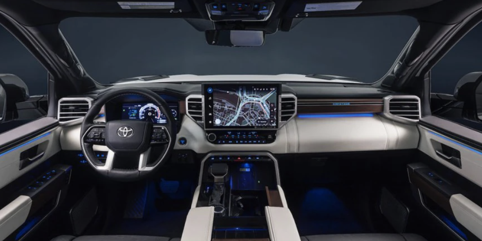 Image of 2022 Toyota Tundra full dashboard view